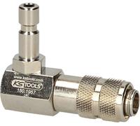KS TOOLS Adaptateur à baïonnette pour système de refroidissement, coudé à 90° - 150.1957