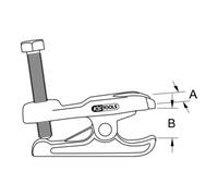 KS Tools Arrache rotules universel mécanique, 70 mm KS Tools Quantité:1