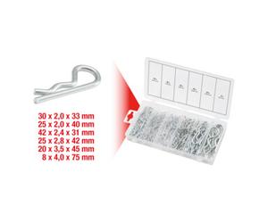 KS Tools Assortiment de goupilles Beta, 1,8x33 - 3,9x75, 150 pcs. Quantité:1
