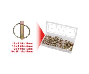KS Tools Assortiment de goupilles clips, 50 pcs. Quantité:1