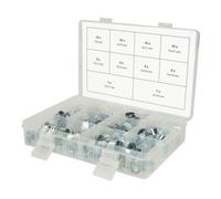KS Tools – Assortiment mini-colliers de serrage 970.0770, Ø 7–18 mm, 78 pièces