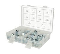 KS Tools – Assortiment mini-colliers de serrage 970.0770, Ø 7–18 mm, 78 pièces