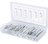 KS TOOLS Assortiment d'écrous de sécurité, Ø 5-12mm, 21 dim. 60 pcs