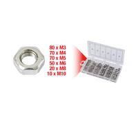 KS Tools 300 pcs. assortiment d'écrous en acier inoxydable métrique M3 - M10
