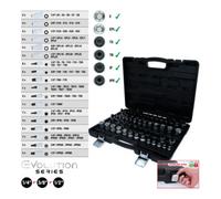 KS Tools Assortiment KS Tools 1/4"+3/8"+1/2" TORX, 77 pcs Quantité:1