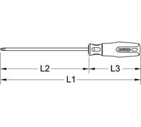 KS TOOLS BERYLLIUMplus Tournevis cruciforme PH3 200 mm - 962.0015