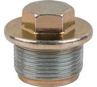 KS TOOLS Bouchon de vidange d'huile hexagonal 17 mm M26x1,5x16 mm Lot de 10 - 430.1139