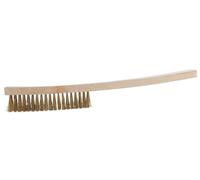 KS TOOLS BRONZEplus brosse métallique fil de bronze étain ondulé 4 rangées - 963.9582