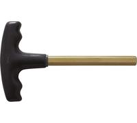 KS TOOLS BRONZEplus Clé mâle coudée pour vis à six pans creux avec poignée en T 14 mm - 963.1579