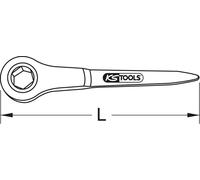 Cliquet de chantier BRONZEplus 21mm, 250mm KS TOOLS - 963.1107