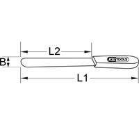KS Tools BRONZEplus couteau à mastic 490 mm