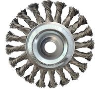 KS Tools Brosse ronde 340.0047 – en acier inoxydable 0,5 mm Ø 125 mm