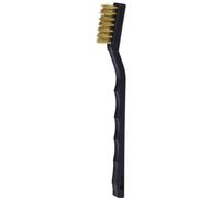 KS TOOLS Brosse métallique en laiton pour bougies d'allumage, 2 rangées, 170 mm - 201.2316