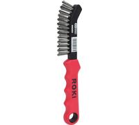 KS TOOLS Brosse métallique pour étriers de frein, 2 rangées - 201.2320