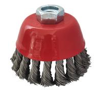 KS Tools Brosses coniques meuleuses acier inoxydable 0,5mm, Ø 90mm Quantité:1