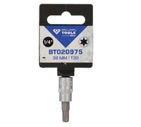 BRILLIANT TOOLS BT020975 Douille Torx 1/4", T30 [Powered by KS TOOLS]