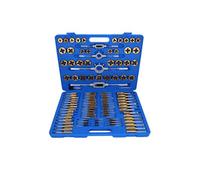 BRILLIANT TOOLS BT101985 Jeu de tarauds et filières TiN, 110 pcs [Powered by KS TOOLS]