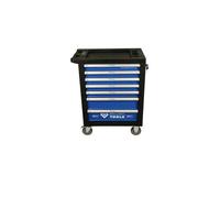 BRILLIANT TOOLS BT152900 Chariot d’atelier avec 7 tiroirs, vide [Powered by KS TOOLS]