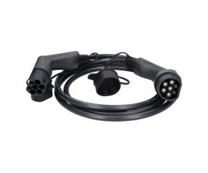 KS Tools Câble de charge efuturo KS Tools droit, connecteur de type 2 vers le type 2, triphase, jusqu’à 11 kW, 16 A, 400 V, mode 3, 3 mètres Quantité:1