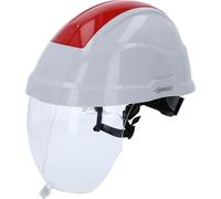 KS Tools Casque de sécurité de travail avec visière, rouge KS Tools Quantité:1
