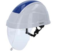 KS TOOLS Casque de travail avec protection faciale bleu - 117.0135