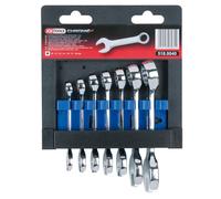 KS TOOLS Jeu de clés mixtes courtes CHROMEplus, 7 pcs