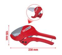 KS TOOLS Cisaille pour tubes plastiques à retour de lame automatique 0-42mm, ...