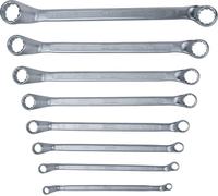 KS Tools CLASSIC Jeu de clés polygonales doubles, contrecoudées, 8 pièces 6-22mm