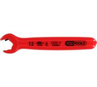 KS TOOLS Clé plate à cliquet avec revêtement isolant, 19 mm