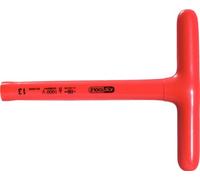 KS Tools Clé à douille poignée en T 117.1778 – 18x200 mm – avec revêtement isolant – 1 pièce