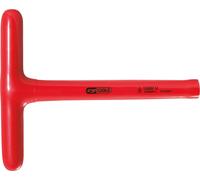 KS TOOLS Clé à douille poignée en T avec revêtement isolant, 12x200 mm