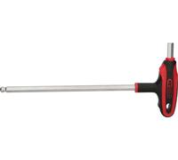 KS TOOLS Clé à tête sphérique à six pans creux à poignée en T 8 mm - 151.8137
