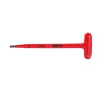 KS Tools Clé mâle à six pans creux poignée en T avec revêtement isolant, 3x120 mm Quantité:1