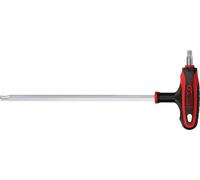 KS TOOLS Clé mâle coudée à poignée en T Torx tête sphérique, T10 - 151.2755