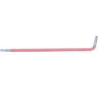 KS TOOLS Clé mâle coudée Torx à tête sphérique XL T10 108° - 151.4291