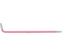 KS TOOLS Clé mâle coudée Torx à tête sphérique, XL, T10, coudée à 108 151.4291