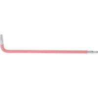 KS TOOLS Clé mâle coudée Torx à tête sphérique XL T10 rose - 151.4271