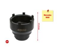 KS Tools Clé pour écrou à encoches 3/4", 6 ergots pour Mercedes et MAN, 95-115 mm KS Tools Quantité:1