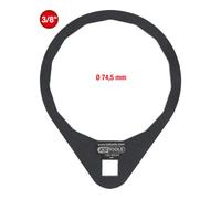 KS Tools Clé pour filtre à huile KS Tools 3/8 pouce de diamètre 74,5 mm / 15 faces Quantité:1