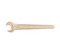 KS Tools 963.7152 - Clé à fourches (simple) - 12 mm, 140mm - Gamme BRONZEplus - Fourche inclinée à 15° - Antidéflagrant - Alliage Aluminium-Bronze