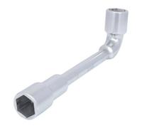 KS Tools – Clé à pipe débouchée 517.0422, 22 mm, 6 pans, finition chromée, chrome vanadium