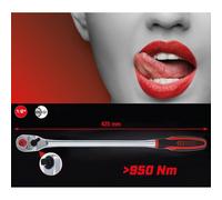 KS TOOLS Cliquet réversible 1/2" Monster, long, 100 dents - 935.1295