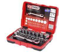 KS Tools Coffret de douilles et d'embouts de visage 1/4" + 11 mm, 31-pcs. Quantité:1