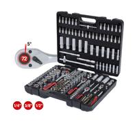 KS Tools Coffret de douilles KS Tools 1/4"+3/8"+1/2", 179 pcs Quantité:1