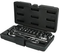KS TOOLS Coffret de douilles pour frigoriste, 19 pcs ( 130.0300 )