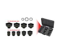 KS Tools - 450.5000 - Coffret de douilles à ergots 1/2-3/4 pour écrous de moyeux - Pour écrous KM4-KM12-9 pièces
