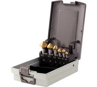 KS TOOLS Coffret de forets aléseurs HSS TiN 90°, 6 pcs, en box PVC ( 336.0466 )