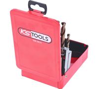 KS TOOLS Coffret de forets HSS-G Co 5, en box métal 19 pcs 1-10mm ( 330.3610 )