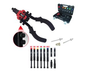 KS Tools Coffret de pinces à rivets 3 en 1 KS Tools, 15 pièces Quantité:1