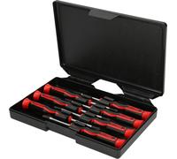 KS TOOLS Coffret de tournevis électroniques Fente et PHILLIPS, 7 pcs